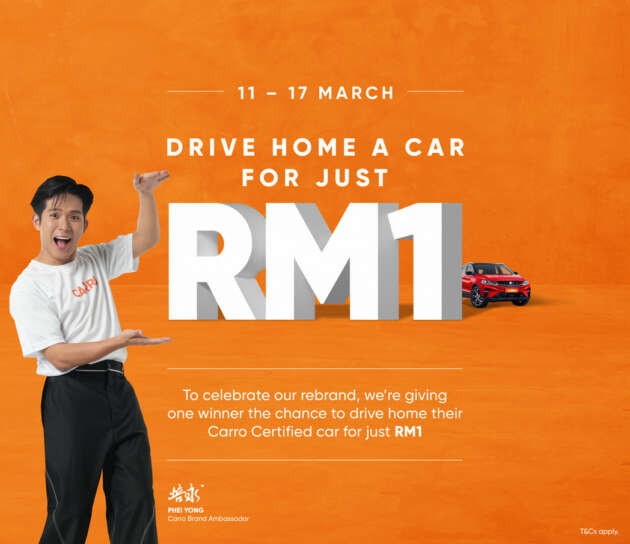 Buy a Carro Certified car for just RM1? Here’s how!