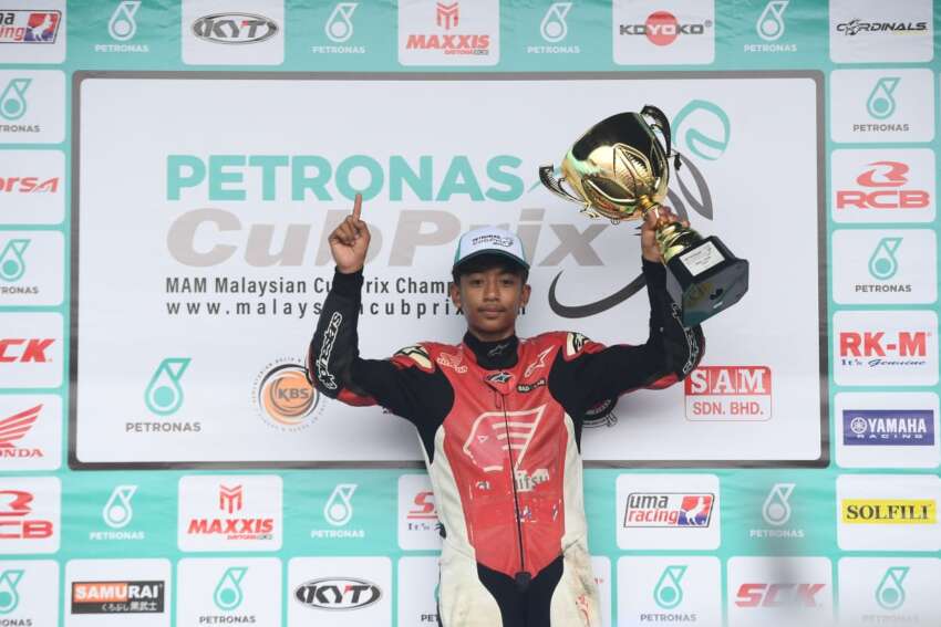 2024 MCP: Petronas’ Akid triumphs in CP150 Round One of Malaysian Cub Prix in Jasin, Malacca 1736189