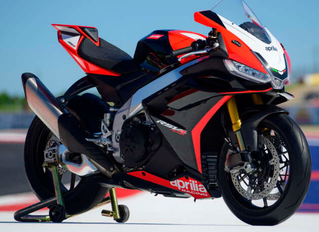 Aprilia RSV4 Factory and Tuono V4 Factory SE-09 SBK launched at COTA, celebrates Aprilia racing history