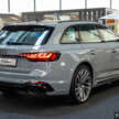 2024 Audi RS4 Avant in Malaysia gallery – fast wagon with 2.9L biturbo V6; 450 PS, 0-100 km/h 4.1s; RM763k