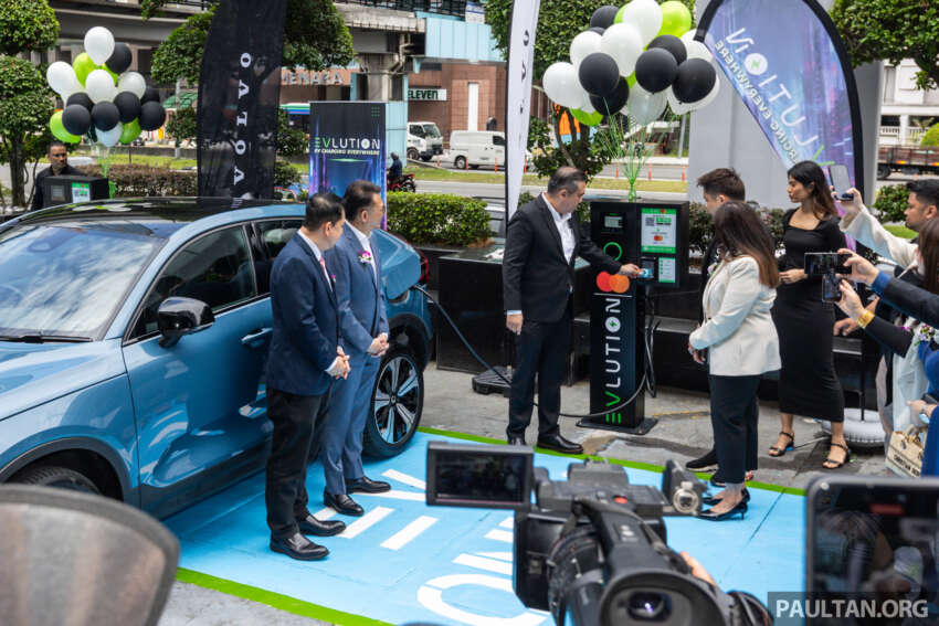 EVlution debuts charging stations at RHB Centre KL – new CPO targets 100 chargers in 1H 2024, 2k by 2025 1751363