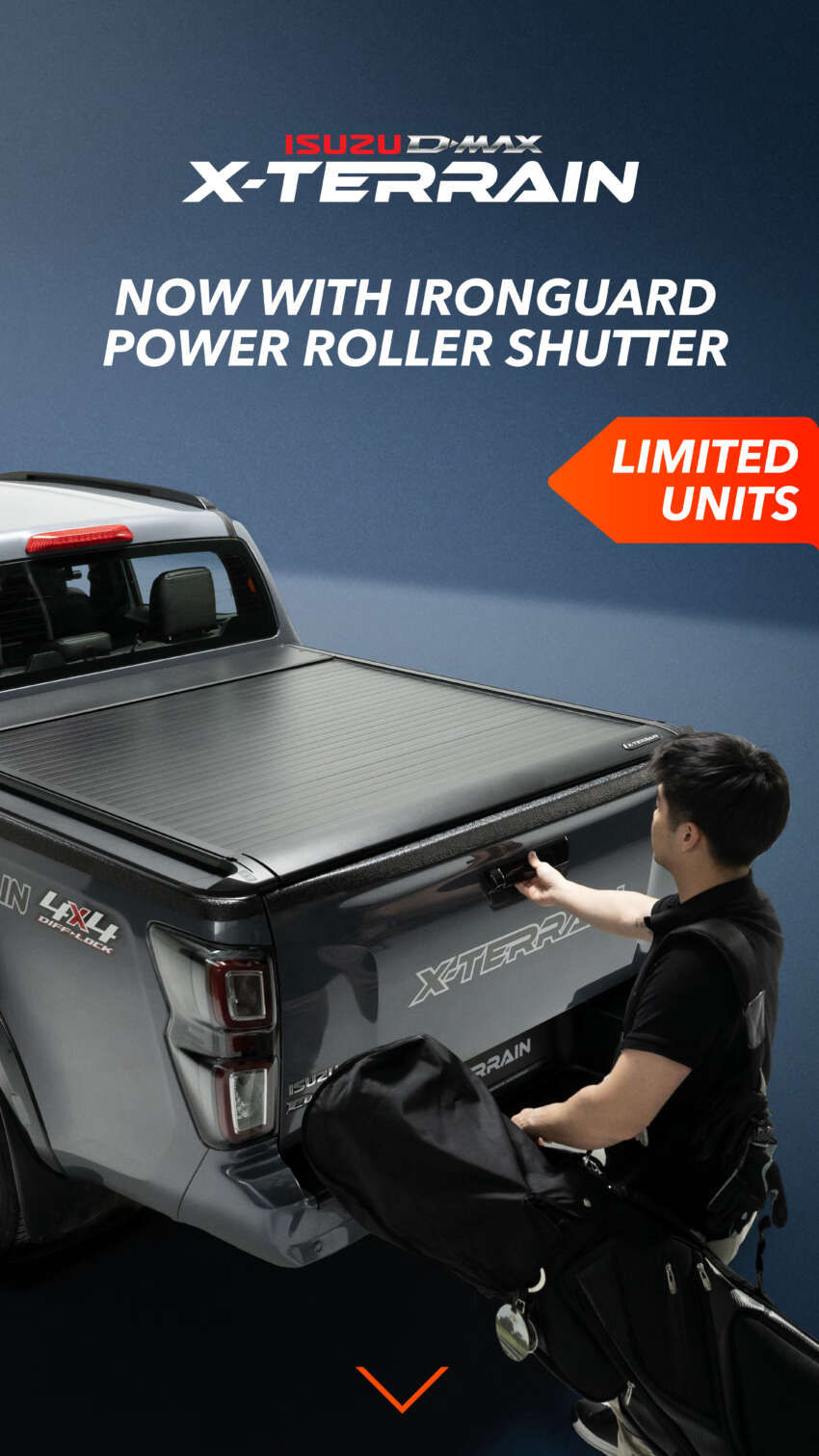 2024 Isuzu D-Max X-Terrain with Ironguard power roller shutter in Malaysia – fr RM156k, limited units offered 1751544