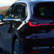 2024 Mazda CX-80 debuts in Europe – new three-row SUV; 2.5L PHEV, 3.3L mild hybrid turbodiesel; AWD