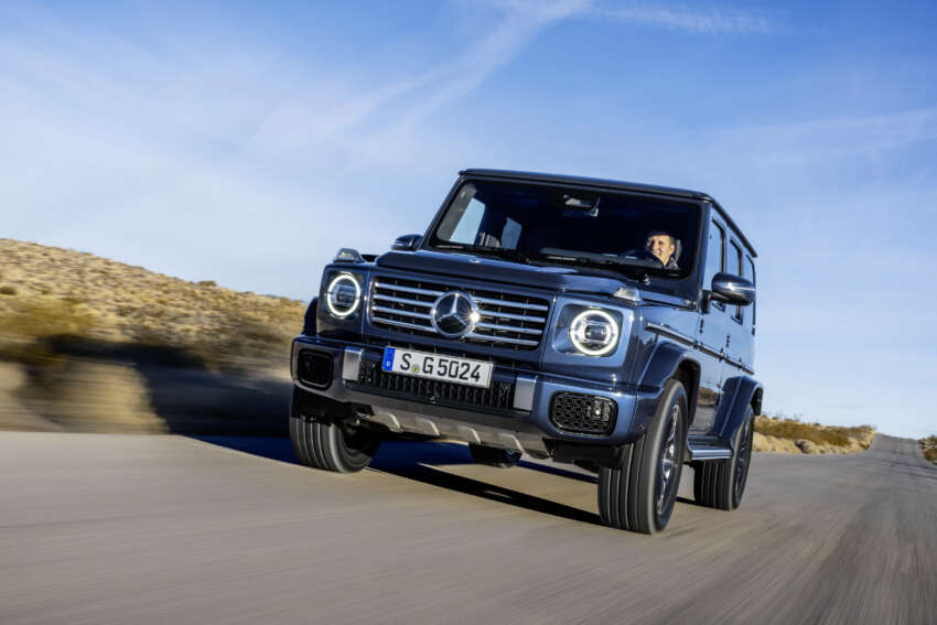 2024 Mercedes-Benz G-Class facelift: W465 gets 48V mild hybrid, MBUX, hydraulic dampers, keyless entry! 1746593