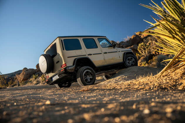 Mercedes-Benz G580 debuts – first-ever electric G-Class; tank turn, quad-motor, 587 PS, 473 km EV range