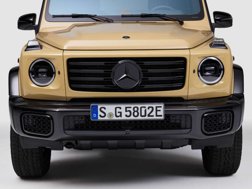 Mercedes-Benz G580 debuts – first-ever electric G-Class; tank turn, quad-motor, 587 PS, 473 km EV range 1754619