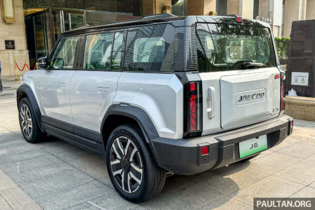 Jaecoo J6 EV – rebranded iCar 03 with 501 km range, solar panels, ADAS tech by DJI, 150 km/h top speed