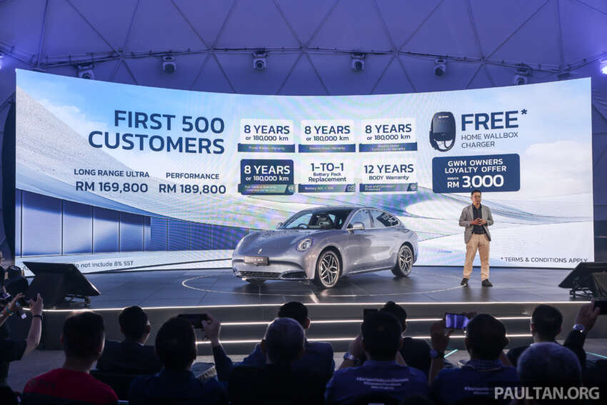 GWM Ora 07 launched in Malaysia – electric sedan with up to 408 PS, 640 km NEDC range, from RM170k 1748242