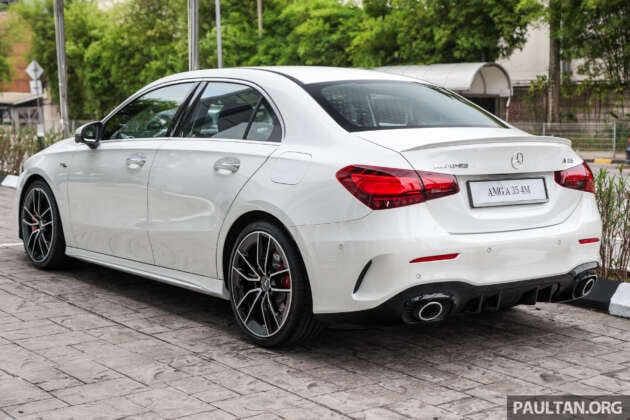 2024 Mercedes-AMG A35 Sedan facelift previewed again – CKD, 306 PS 2.0L mild hybrid, RM354k est