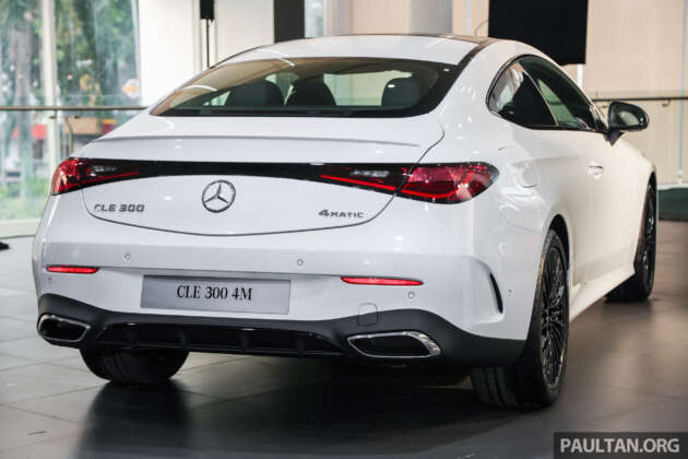 2024 Mercedes-Benz CLE300 4Matic Coupe previewed in Malaysia – 2.0T mild hybrid, 259 PS; fr RM526k est