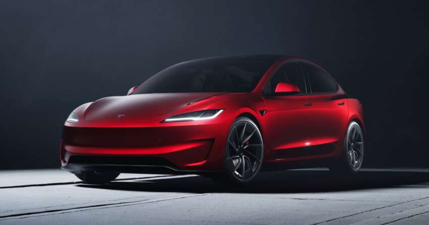 2024 Tesla Model 3 Performance now available from RM242k – 460 hp, 0-100 in 3.1s, 528 km range 1754725