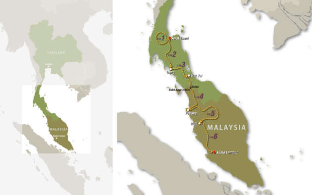 Asia Cross Country Rally 2024 – laluan sah dari Surat Thani, Thailand ke Kuala Lumpur sejauh 2,000 km!