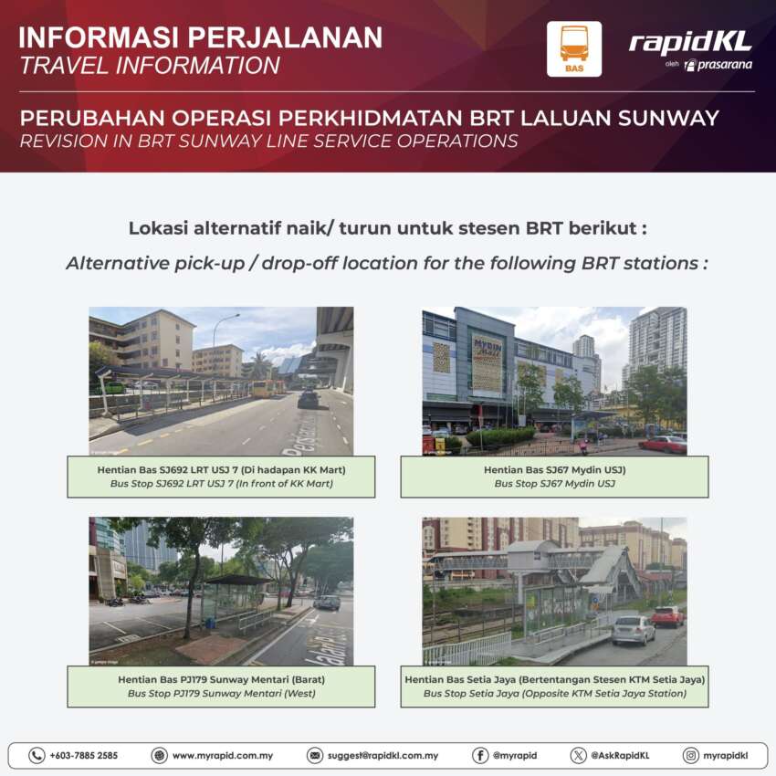 BRT Sunway beroperasi di aras jalan pada 27 April – trek bertingkat diguna untuk Under Armour Dual Race 1754782