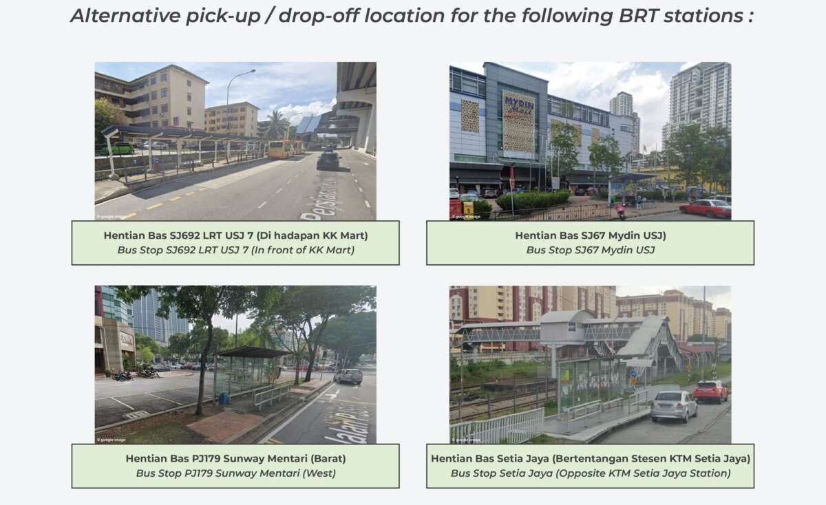 BRT Sunway to operate on street level on April 27 – elevated track used for Under Armour Dual Race run