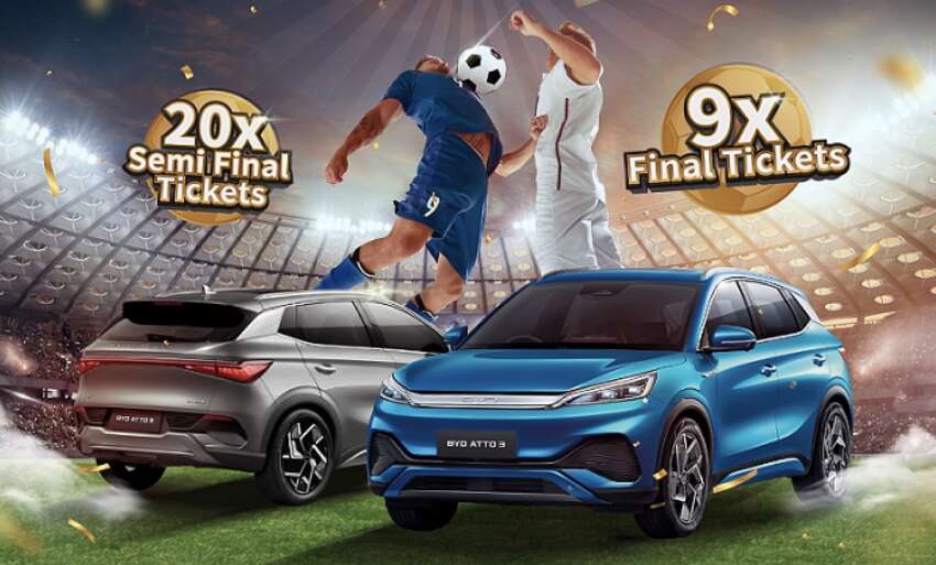 Buy a BYD Atto 3 and watch UEFA Euro 2024 live in Germany – 20x semi-final, 9x final tickets to be won 1752164