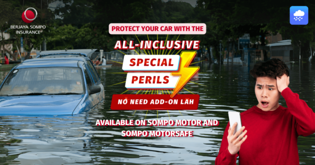 Berjaya Sompo motor insurance now with special perils coverage as standard, peace of mind assured!