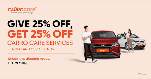 Carro Care’s referral program lets you get 25% off your service when you refer a friend, they get 25% off too!