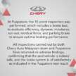 Chery Omoda 5 viral brake issue – car inspected by Puspakom, no issues found, results shown to owner