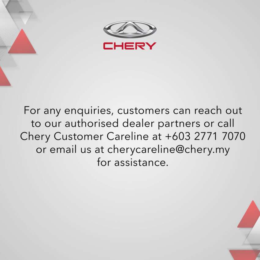 Chery Omoda 5 viral brake issue – car inspected by Puspakom, no issues found, results shown to owner 1750111
