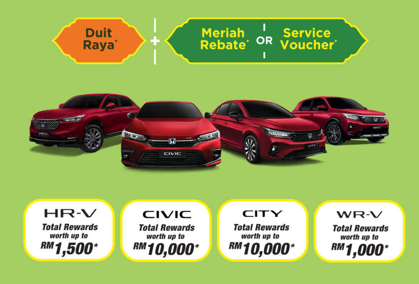 Honda Malaysia April 2024 promo – up to RM30k off; MY2023, MY2024; City, Civic, Accord, WR-V, HR-V 1748173