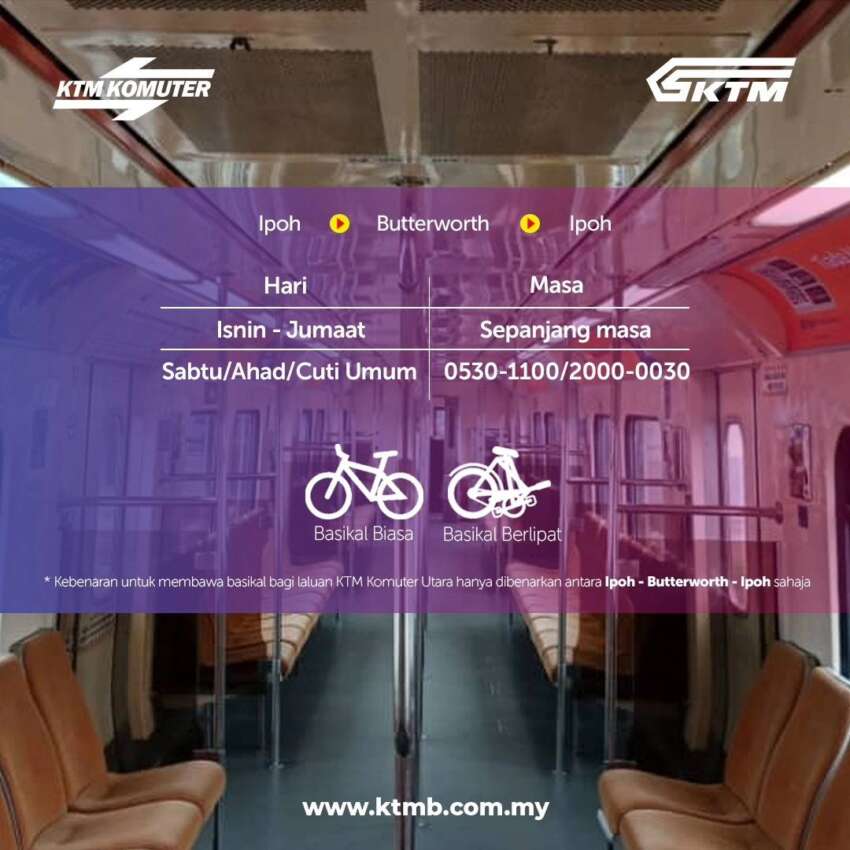 Basikal tidak boleh dibawa ke dalam ETS, KTM Intercity; dibenarkan ke dalam Komuter sahaja – KTMB 1746102
