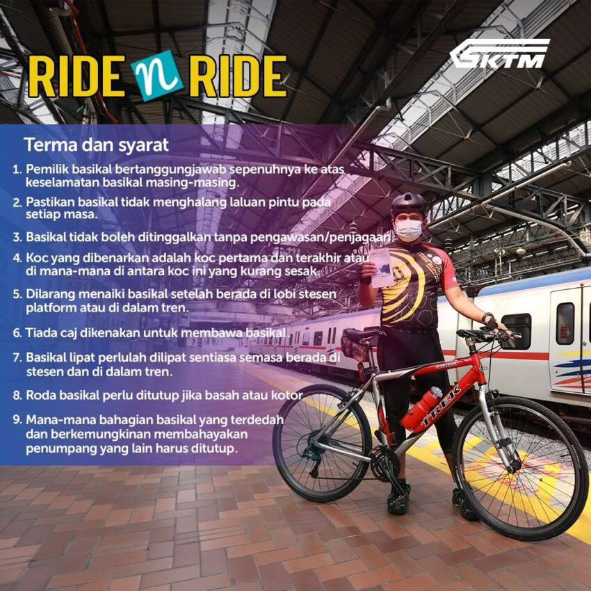 Basikal tidak boleh dibawa ke dalam ETS, KTM Intercity; dibenarkan ke dalam Komuter sahaja – KTMB 1746103