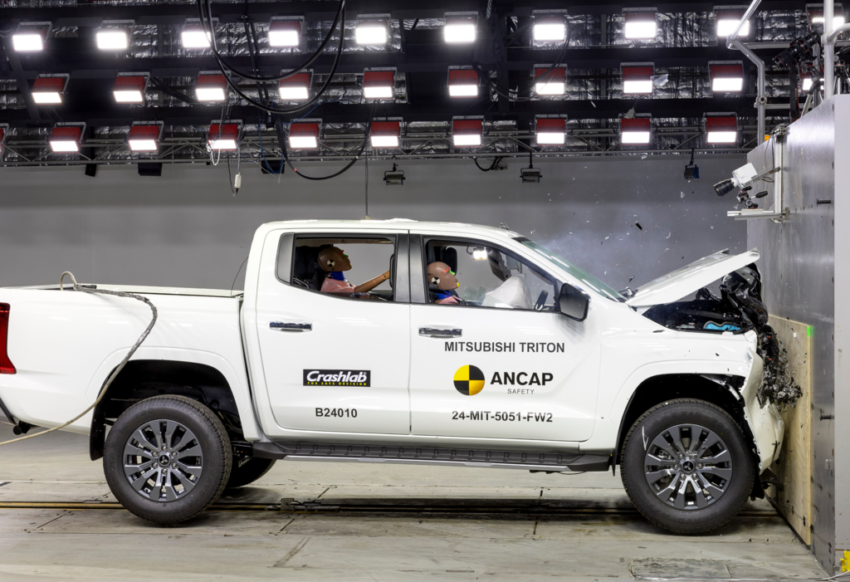 New Mitsubishi Triton awarded five stars in ANCAP crash test – first truck tested against 2023-2025 criteria 1749929
