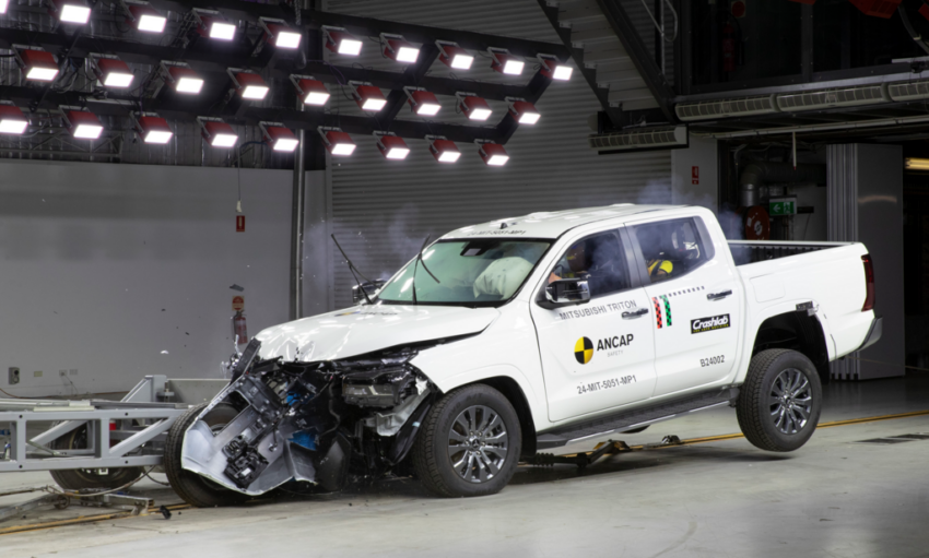 New Mitsubishi Triton awarded five stars in ANCAP crash test – first truck tested against 2023-2025 criteria 1749931