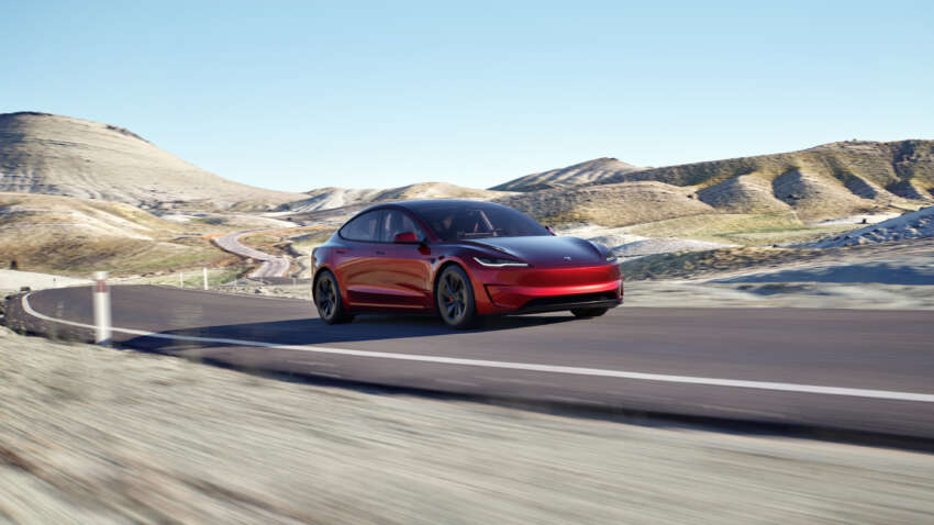 2024 Tesla Model 3 Performance now available from RM242k – 460 hp, 0-100 in 3.1s, 528 km range 1754670