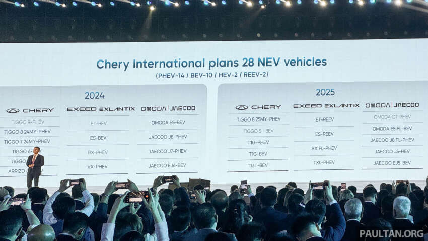 Jaecoo J5 hybrid and EV models to debut in 2025; flagship J9 in EV and PHEV forms to arrive later 1757605