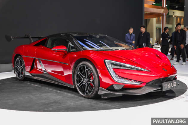 Bangkok 2024: BYD YangWang U9 – supercar elektrik 1,306 PS, empat motor, harga RM1.1 juta di China