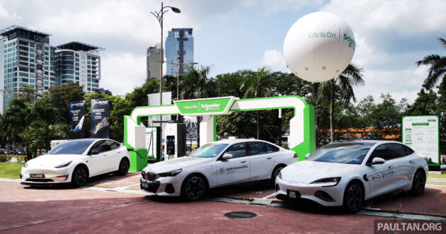 Schneider Electric Malaysia launches public EV charger in PJ – 22 kW AC, 180 kW DC, RM1-1.60/kWh