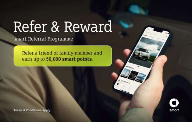 smart Malaysia introduces Refer & Reward referral programme – RM50 for test drive, RM500 if purchase