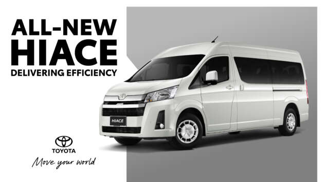 Toyota Hiace generasi baharu – tempahan di Malaysia dibuka; SLWB Window Van 10-tempat duduk, RM169k