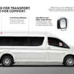 Toyota Hiace generasi baharu – tempahan di Malaysia dibuka; SLWB Window Van 10-tempat duduk, RM169k