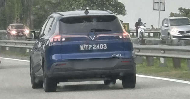 VinFast VF e34 spotted in Malaysia – 150 PS, 242 Nm 318 km range; Vietnamese brand to launch EV here?