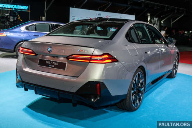 BMW i5 M60 launched in Malaysia – up to 601 PS, 0-100 km/h 3.8 secs, up to 516 km range, RM480k est