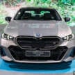 BMW i5 M60 launched in Malaysia – up to 601 PS, 0-100 km/h 3.8 secs, up to 516 km range, RM480k est