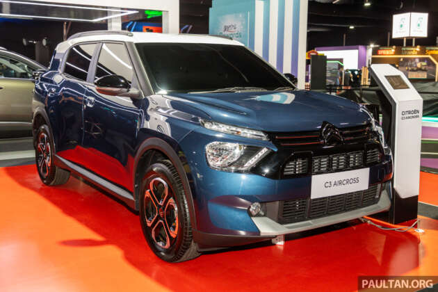 2024 Citroën C3 Aircross shown in Malaysia – 7-seat SUV with 110 PS 1.2T 3-cyl; Ami Buggy also on display