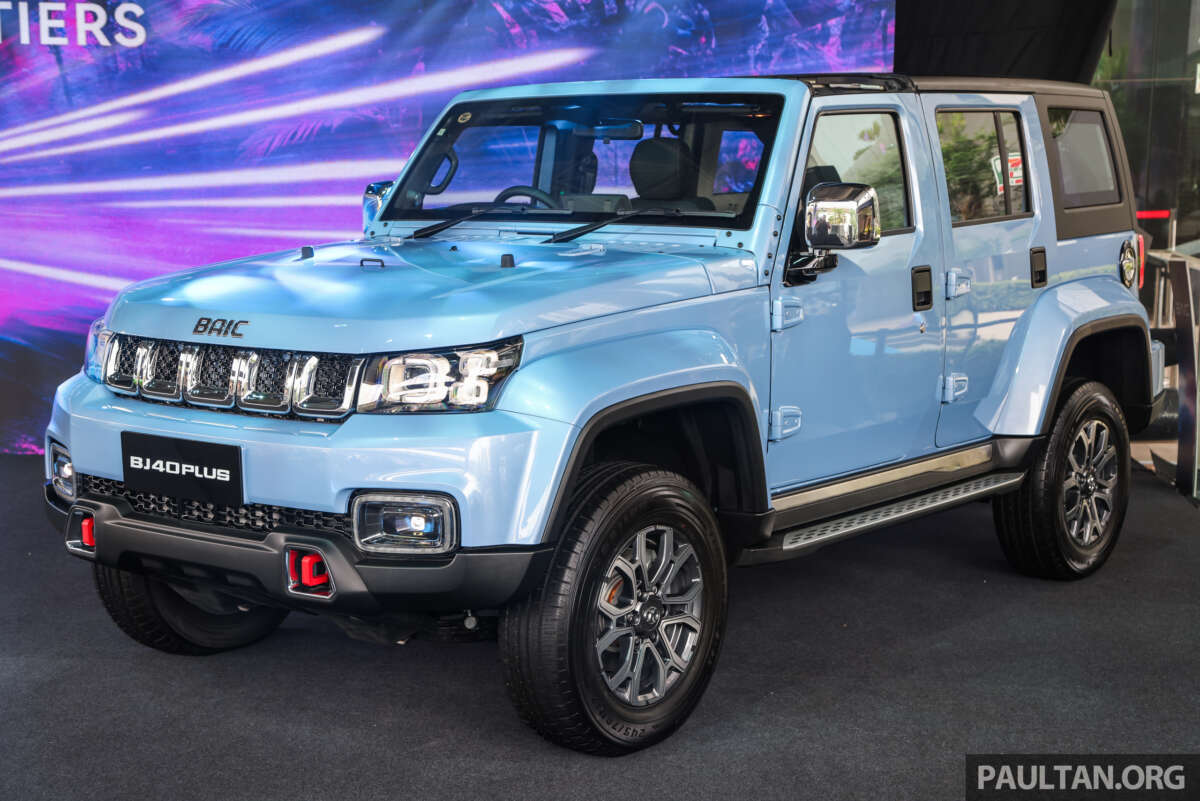 BAIC BJ40 Plus SUV open for booking in Malaysia – 221 hp/380 Nm 2.0T petrol, fr RM180k-200k estimated