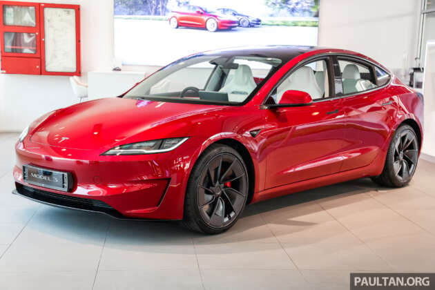 2024 Tesla Model 3 Performance in Malaysia – 460 hp, 0-100 km/h in 3.1 secs, 528 km range, from RM244k