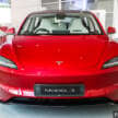 2024 Tesla Model 3 Performance in Malaysia – 460 hp, 0-100 km/h in 3.1 secs, 528 km range, from RM244k