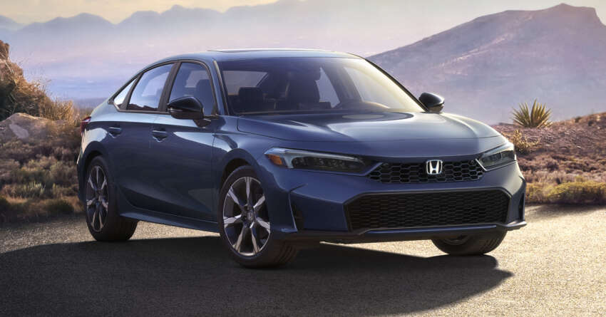 2025 Honda Civic facelift in the US – 2.0L hybrid and non-hybrid trims; 1.5L VTEC Turbo engine dropped 1769994