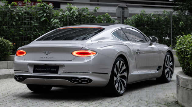 Bentley Continental GT Azure in Malaysia – 'health, comfort' specs, glass roof, 48V active anti-roll, RM2.98 million
