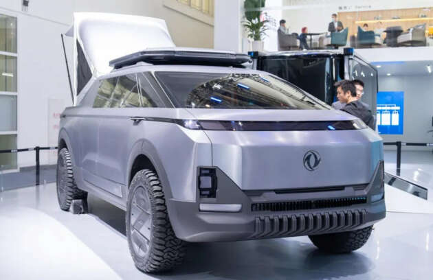 Dongfeng E-Truck – model konsep EV klon Tesla Cybertruck dengan rekaan lebih masuk akal, 1,305 hp!