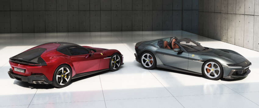 Ferrari 12Cilindri – front-engined flagship with 830 PS 6.5L NA V12, 0-100 km/h 2.95 secs, 9,500 rpm redline! 1763943