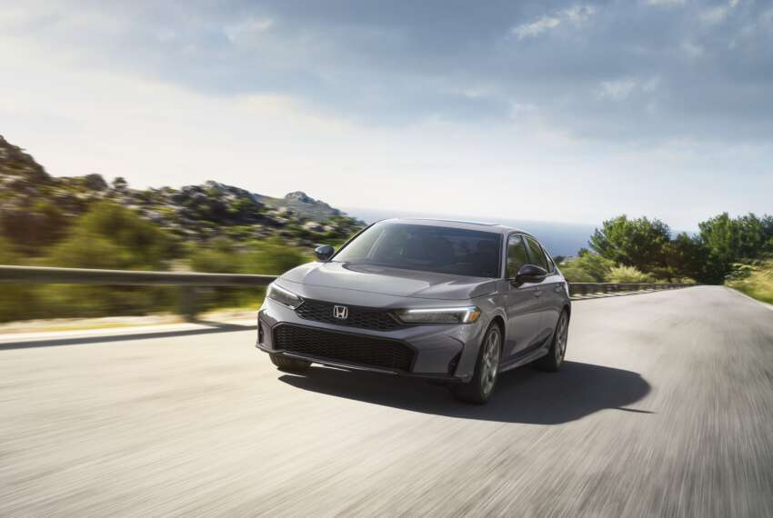 Honda Civic facelift 2025 diperkenal di AS – tiada lagi enjin 1.5L Turbo, hanya 2.0L hibrid 200 hp/315 Nm 1769543