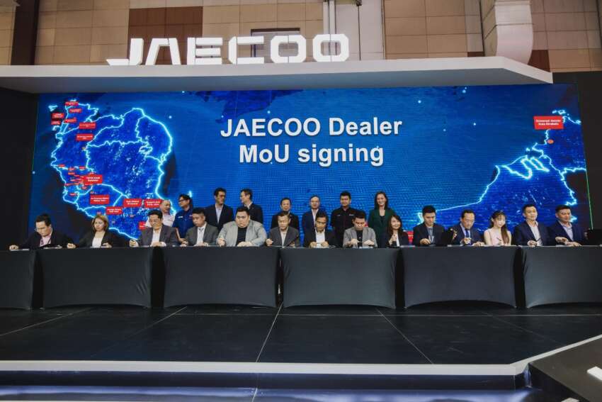 Jaecoo Malaysia signs partnership with 30 dealers for distribution, aftersales across 35 dealerships 1769639