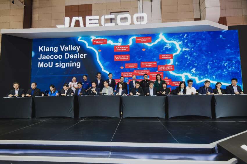 Jaecoo Malaysia signs partnership with 30 dealers for distribution, aftersales across 35 dealerships 1769642