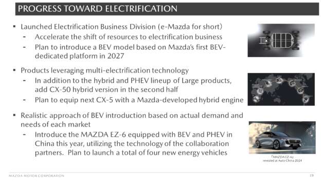 Next-gen Mazda CX-5 to get in-house developed hybrid tech – brand to launch dedicated EV platform in 2027